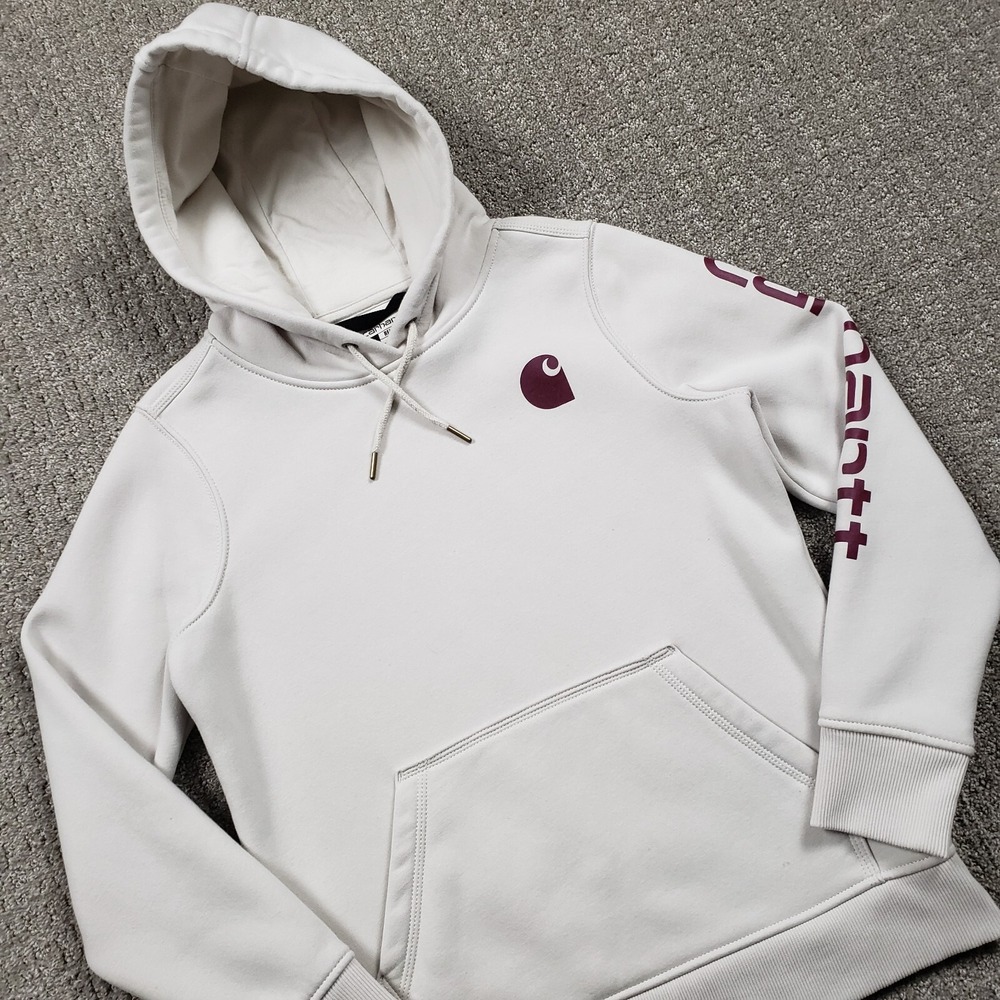 Carhartt Hoodie Womens Small Sweatshirt Relaxed Fit Midweight Clarksburg
